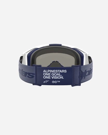 Alpinestars Vision 8 Amber Goggles - Navy/White/Mirror Blue