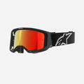 Alpinestars Vision 8 Corp Goggles - Black/Red Mirror