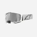 Alpinestars Vision 8 Body Goggles - White/Silver Mirror