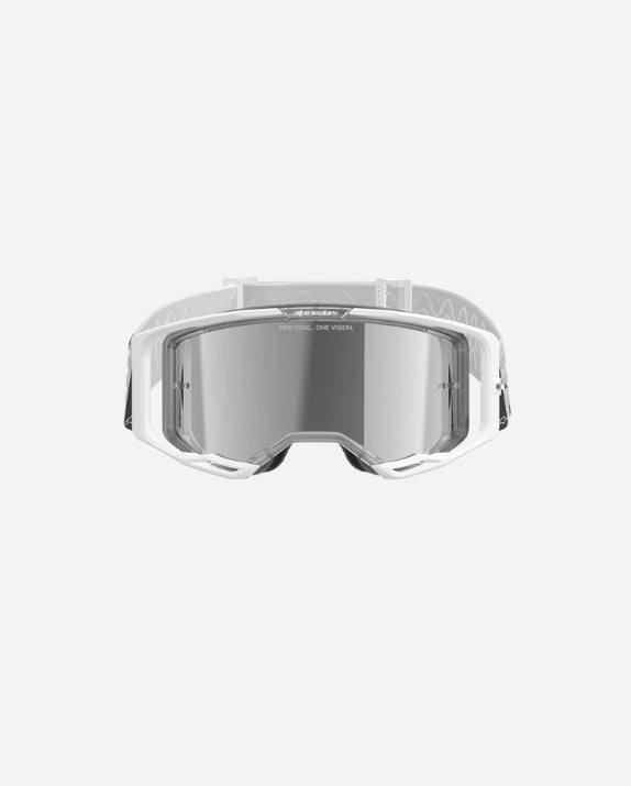 Masques Alpinestars Vision 8 Corp - Blanc/Miroir Argent
