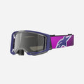 Alpinestars Vision 8 Body Goggles - Purple/Light Grey Silver Mirror