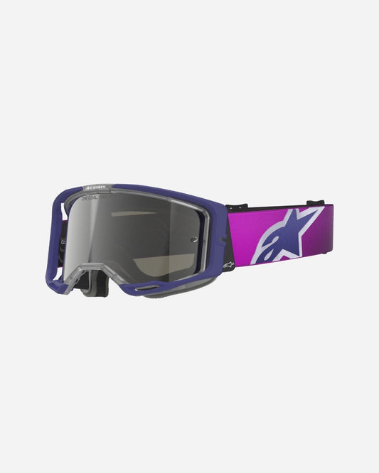 Masques Alpinestars Vision 8 Corp - Violet/Gris clair Miroir Argent