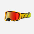 Alpinestars Vision 8 Corps Goggles - Yellow/Pink Red Mirror