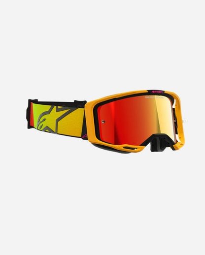 Masques Alpinestars Vision 8 Corp - Jaune/Rose Miroir Rouge