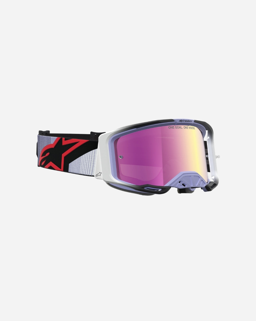 Alpinestars Vision 8 Maven Goggles - Lavender/Black/Mirror Pink