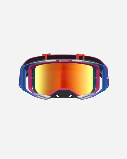 Alpinestars Vision 8 Maven Goggles - Fire Red/Black/Mirror Red