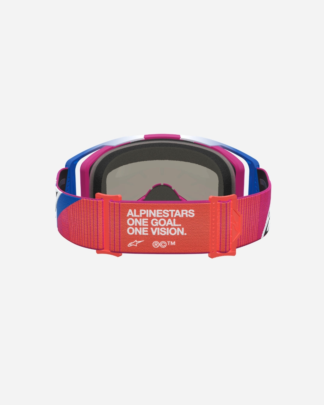 Alpinestars Vision 8 Maven Goggles - Fire Red/Black/Mirror Red