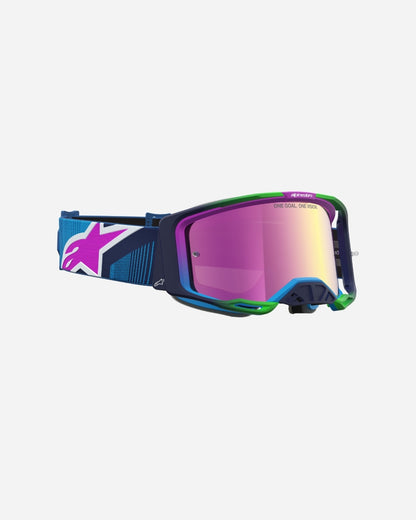 Alpinestars Vision 8 Maven Goggles - Blithe Blue/Purple/Mirror Pink