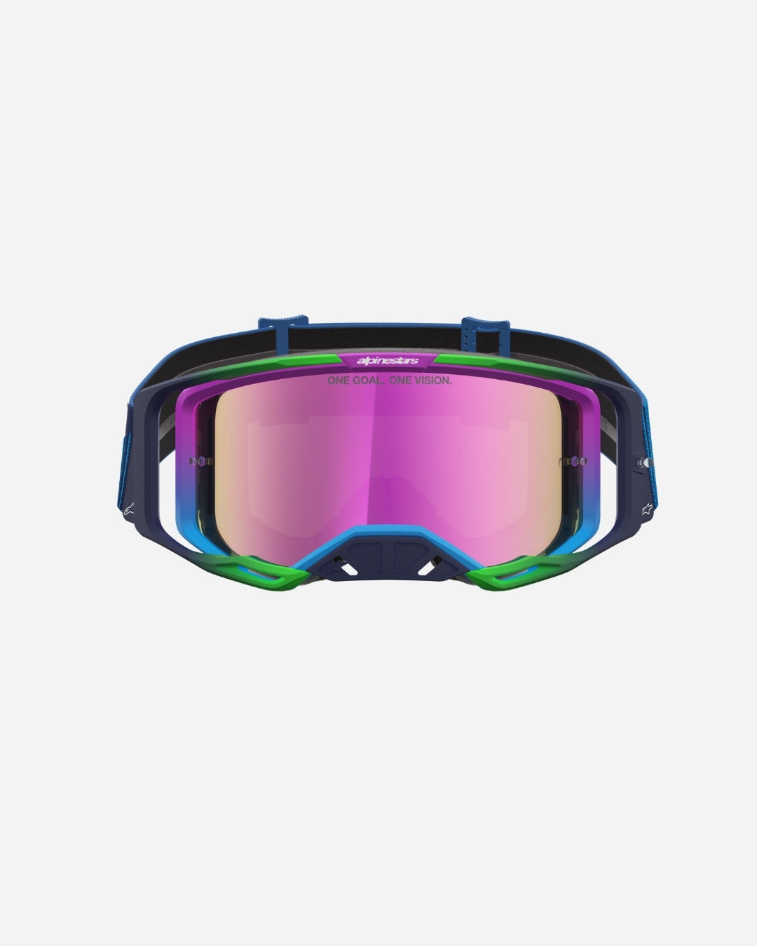 Alpinestars Vision 8 Maven Goggles - Blithe Blue/Purple/Mirror Pink