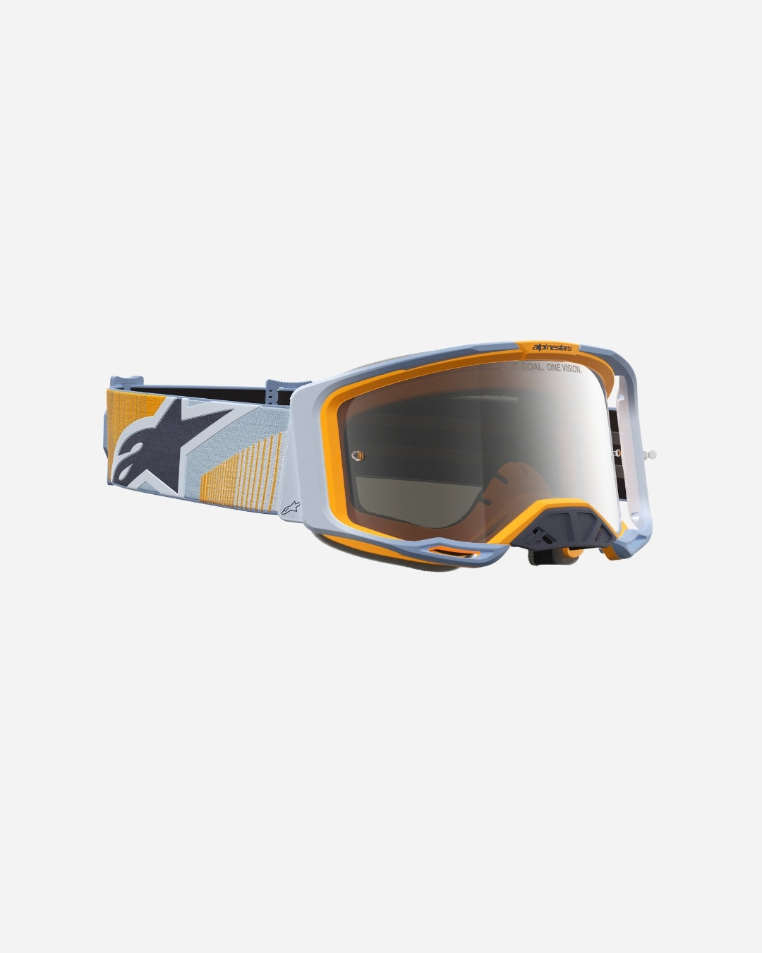 Alpinestars Vision 8 Maven Goggles - Dust Blue/Orange/Mirror Silver
