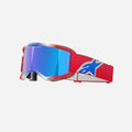 Occhiali Alpinestars Vision 5 Corp - Rosso/Bianco/Blu