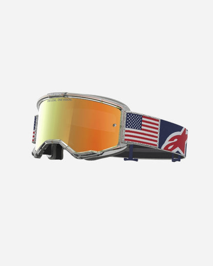 Alpinestars Vision 5 Goggles Fiftyfold Limited Edition - Blue/Red/White