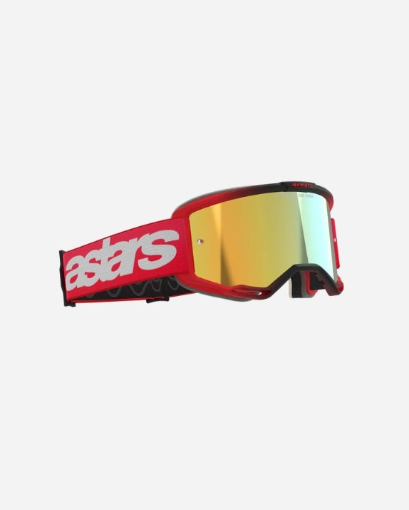 Masques Alpinestars Vision 5 Blaze - Rouge/Miroir Or