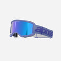 Maschera Alpinestars Vision 5 Wordmark - Viola/Blu a specchio
