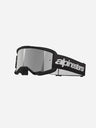 Alpinestars Vision 3 Wordmark Goggles - Black/Silver Mirror