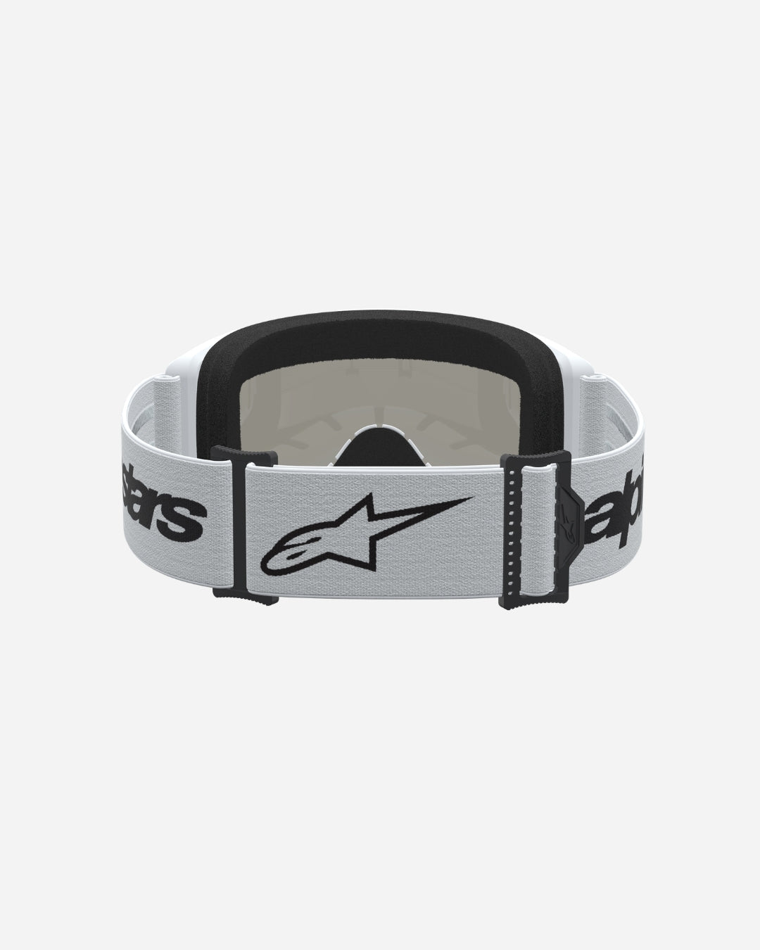 Alpinestars Vision 3 Wordmark Goggles - White/Black/Mirror Silver