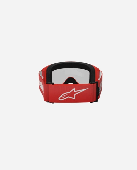 Alpinestars Vision 3 Wordmark Goggles - Red/Silver Mirror