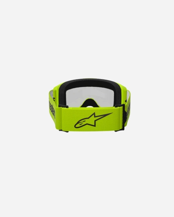 Alpinestars Vision 3 Wordmark Goggles - Fluorescent Yellow/Silver Mirror
