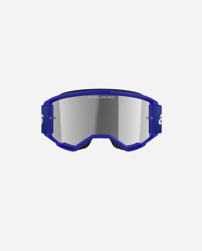 Masques Alpinestars Vision 3 Wordmark - Bleu/Miroir Argent