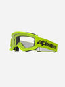 Alpinestars Vision 3 Wordmark Goggles - Fluorescent Yellow/Clear