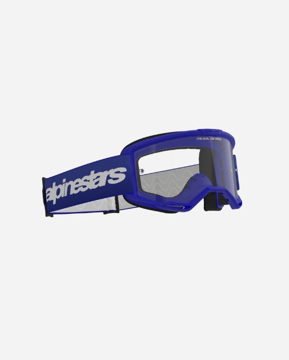Alpinestars Vision 3 Wordmark Goggles - Blue/Clear