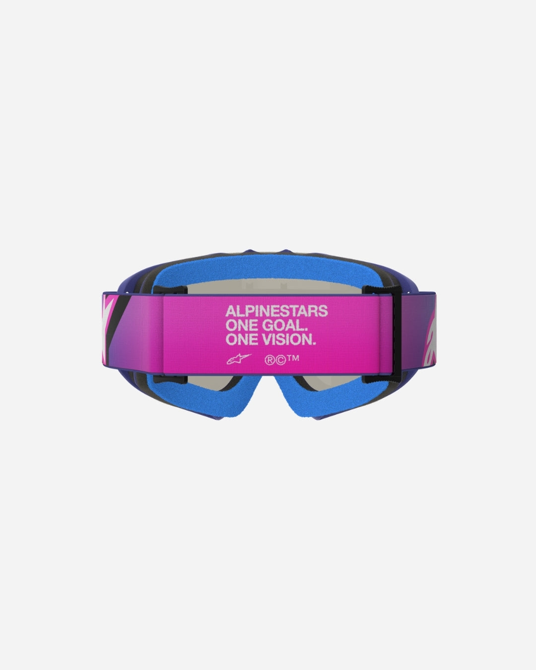 Masque enfant Alpinestars Vision Corp - Violet/Rose Fluo Miroir Bleu