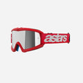 Masques enfant Alpinestars Vision Blaze - Rouge/Miroir Argent