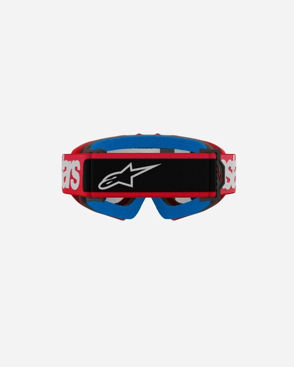 Masques enfant Alpinestars Vision Blaze - Rouge/Miroir Argent