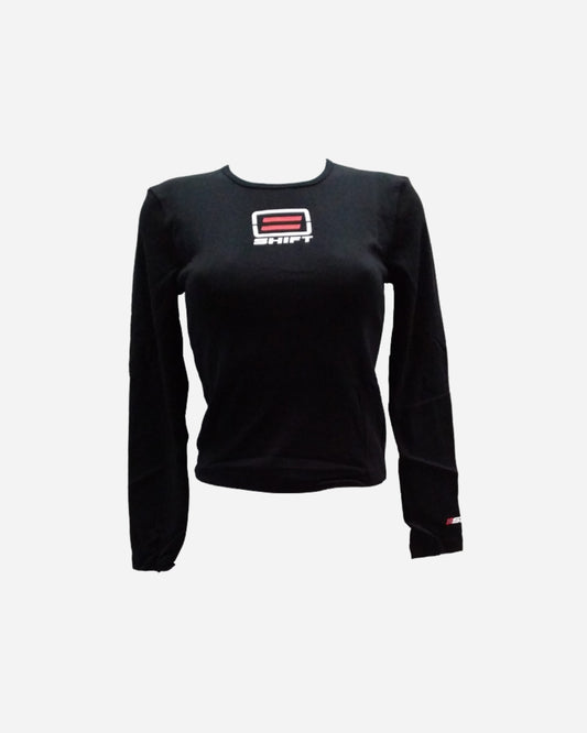 T-shirt Femme manches longues Shift Racing Corp - Noir