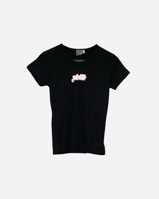 T-shirt Femme Shift Racing Shorty - Noir