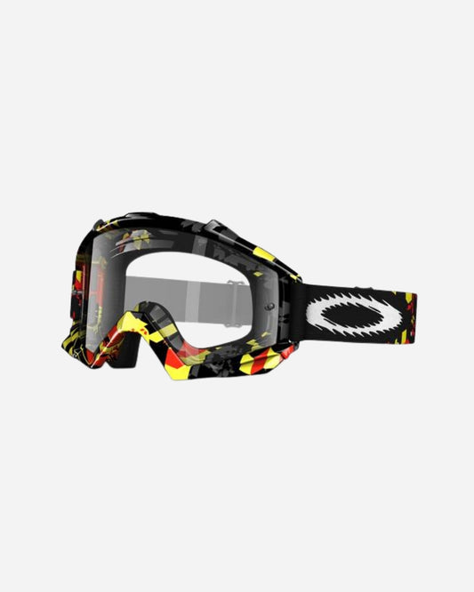 Oakley Proven MX Goggle - Shatter Gelb / Rot