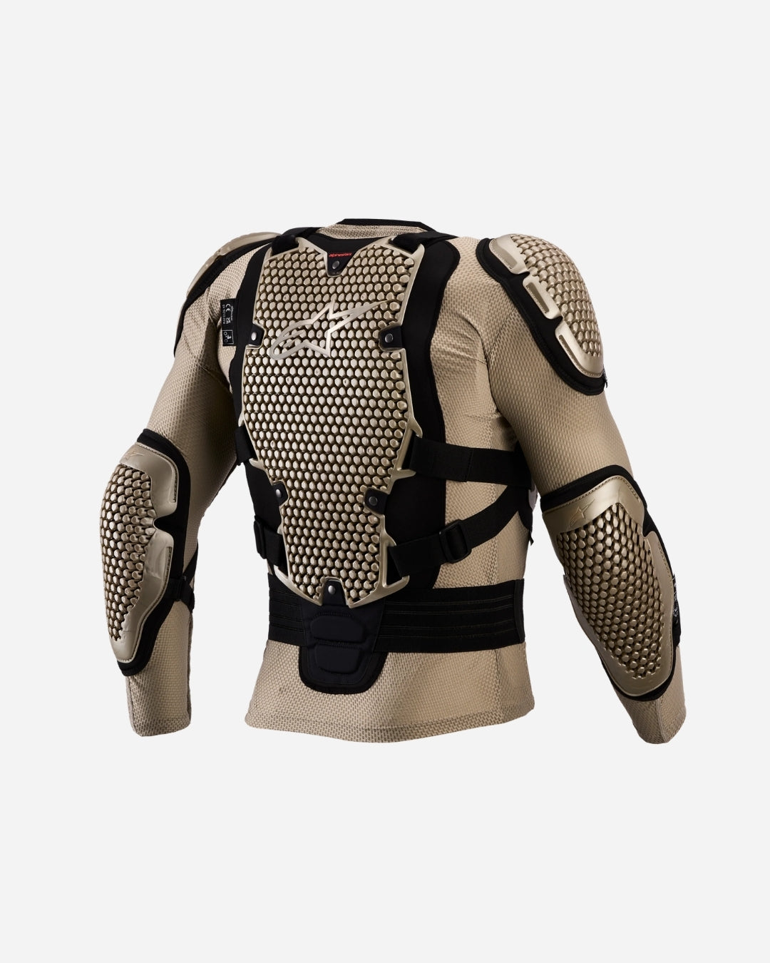 Alpinestars Bionic Action V3 Protektorenjacke - Aluminium/Schwarz/Rot Fluo