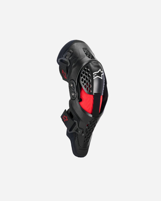 Genouillères Alpinestars Sx-1 Plasma - Noir/Rouge/Gris froid