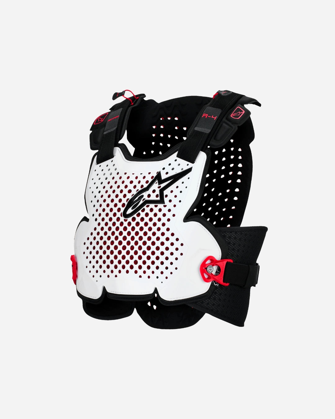 Pare-pierres Alpinestars A-4 Plasma - Noir/Rouge/Blanc