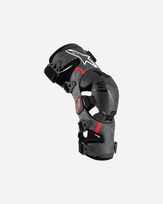 Orthèse de genou Alpinestars Supertech Rk-10 Plasma - Noir/Rouge