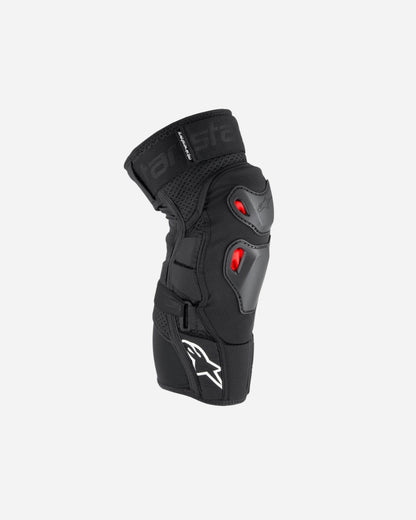 Genouillères Alpinestars Bionic Pro Plasma - Noir/Rouge/Blanc