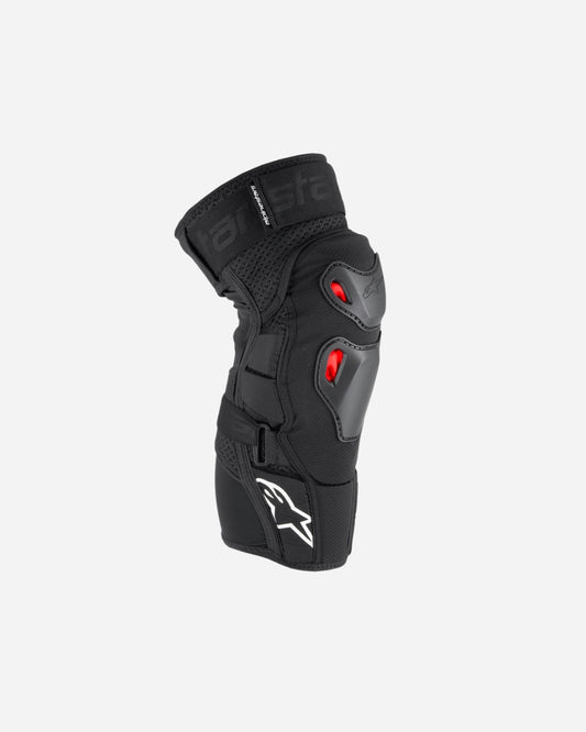 Genouillères Alpinestars Bionic Pro Plasma - Noir/Rouge/Blanc