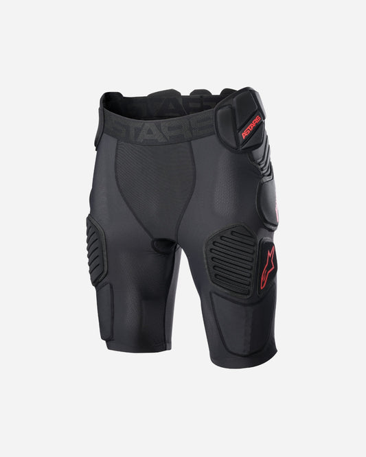 Short de protection Alpinestars Bionic Pro - Noir/Rouge