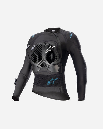 Veste de protection femme Alpinestars Bionic Action V2 - Noir/Cyan