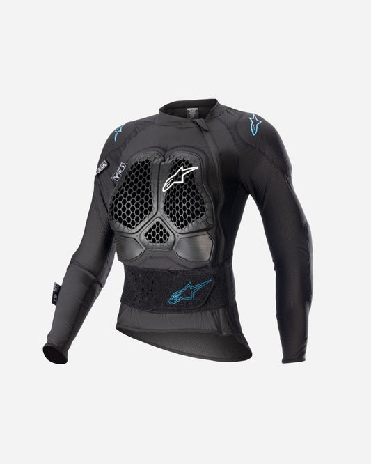Veste de protection femme Alpinestars Bionic Action V2 - Noir/Cyan