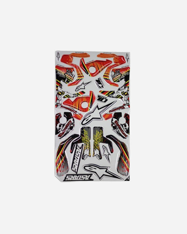 Tech 10 Graphics Kit - Black/Red
