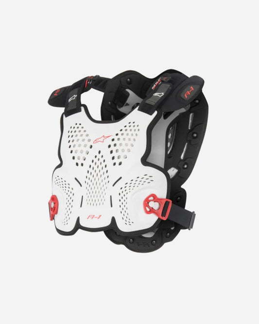 Pare-pierres Alpinestars A-1 - Blanc/Noir/Rouge