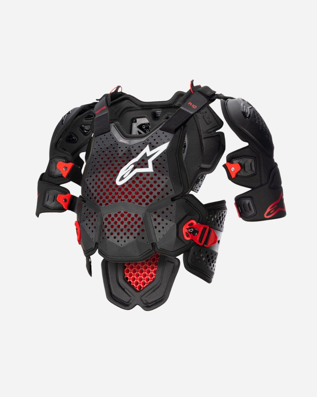 Pare-pierres Alpinestars A-10 V2 Full - Anthracite/Noir/Rouge
