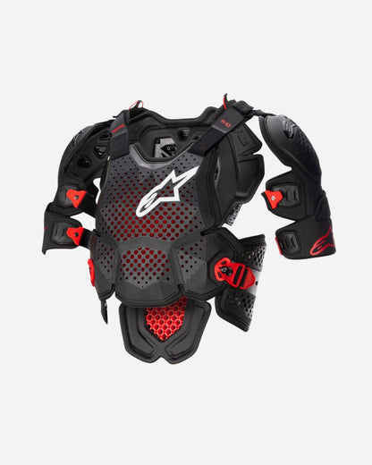 Pare-pierres Alpinestars A-10 V2 Full - Anthracite/Noir/Rouge