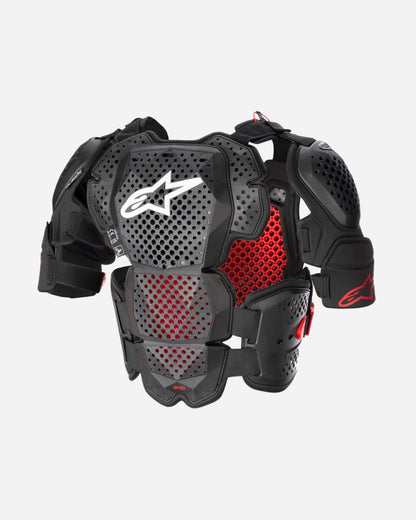 Pare-pierres Alpinestars A-10 V2 Full - Anthracite/Noir/Rouge
