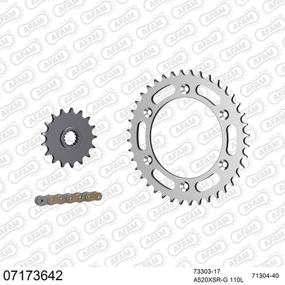 Kit chaîne AFAM KTM SMC 660 (2005-2006)