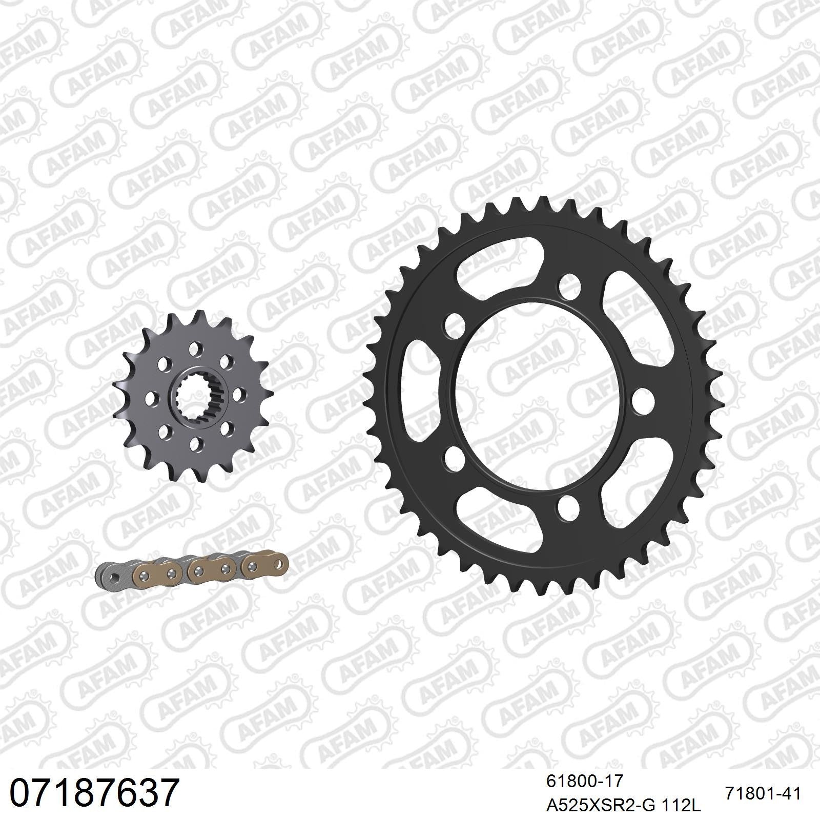 Kit chaîne AFAM KTM Supermoto 950 R (2007-2008)