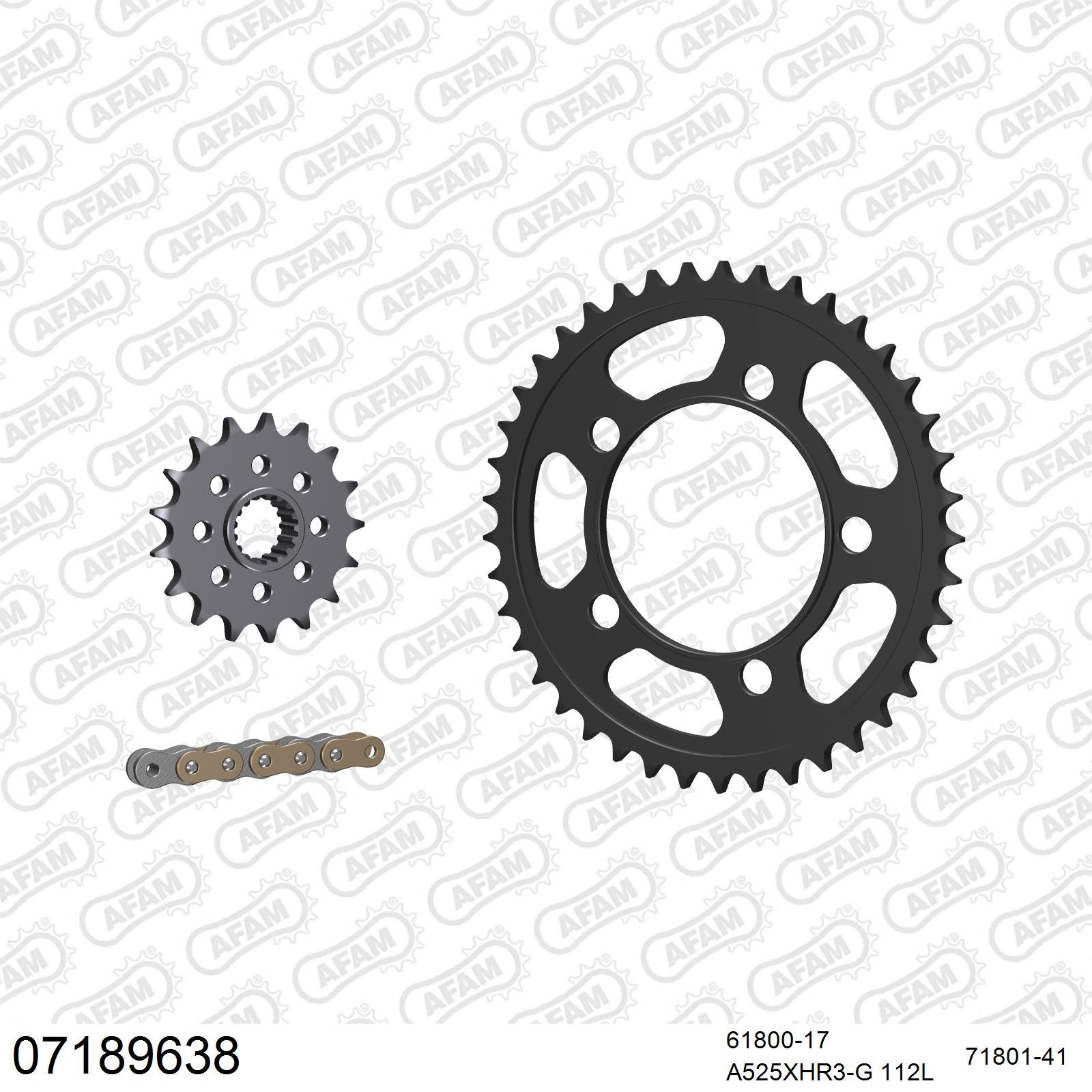 Kit chaîne AFAM KTM SMT 990 (2009-2013)
