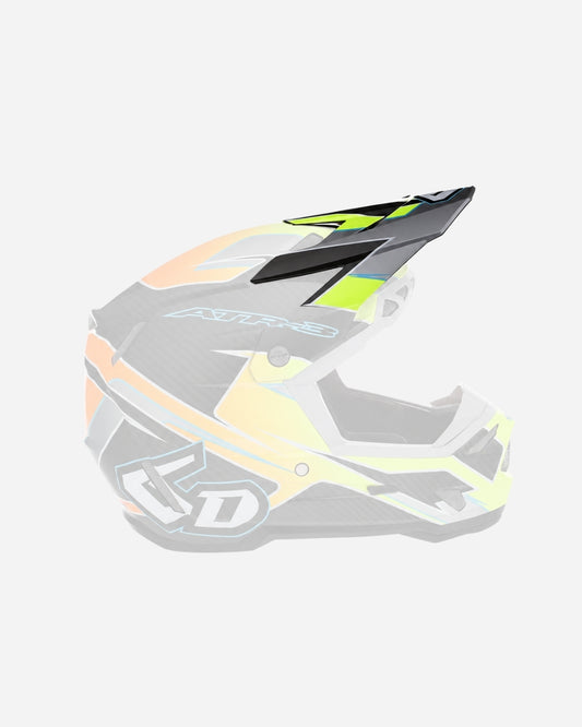6D ATR-3 Reflex Visor - Gloss Neon Yello
