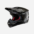 Alpinestars Supertech M10 Solid Helmet ece 22.06 - Gloss Black Carbon